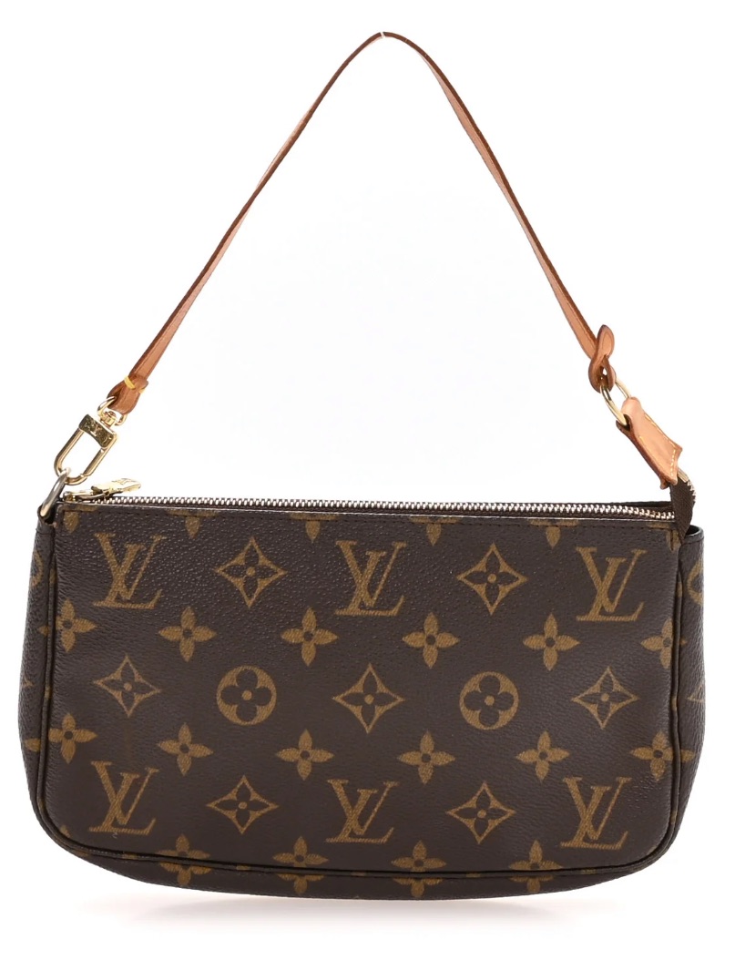 Louis Vuitton Monogram Canvas Mini Shoulder Bag In Brown And Tan 2001